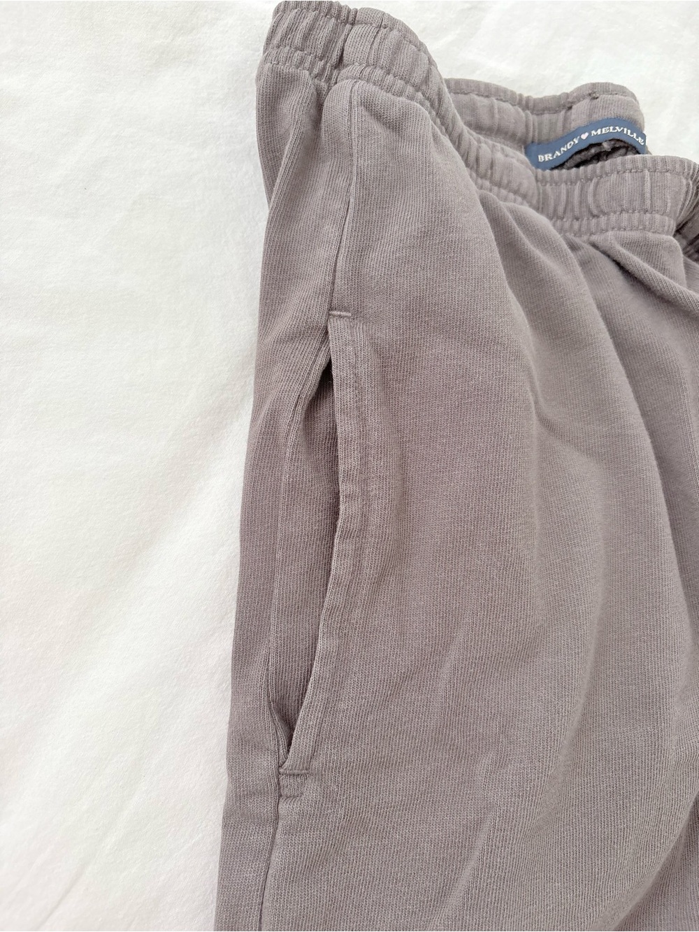 NWOT Brandy Melville Gray Wide-Leg Sweatpants - Picture 10 of 11
